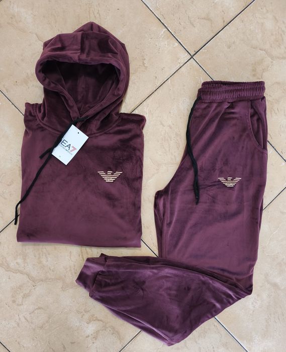 Komplet męski welurowy M L XL XXL