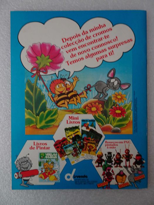 Caderneta de cromos vazia As Novas Aventuras da Abelha Maia