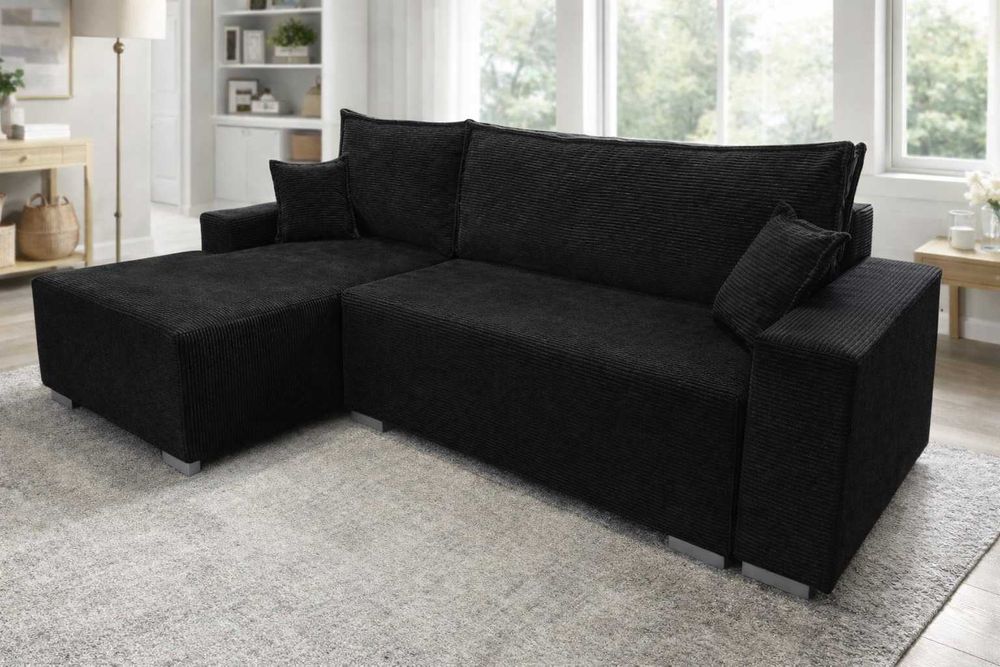 Narożnik RELAX | Duży rozkładany narożnik | Funkcja spania