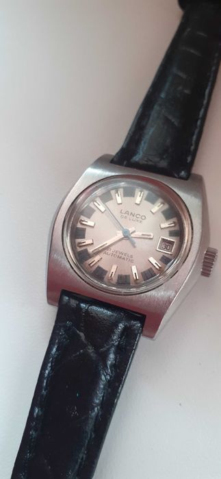 Zegarek LANCO DE-LUXE SWISS 21 Jewels Automatic ładny stan.