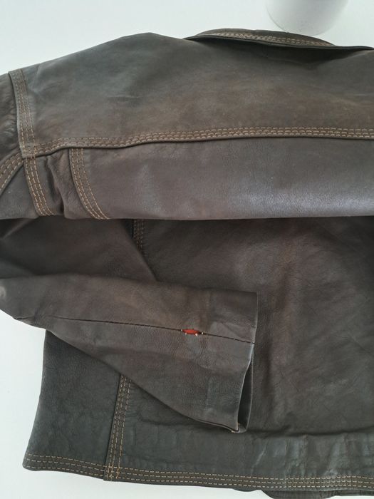 Casaco de pele de senhora castanho