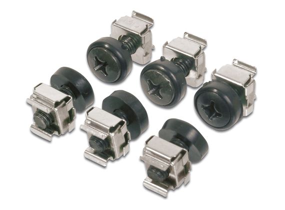 Kit Parafusos Rack 19" - Rede Informática - 50 Parafuso/Anilha/Porca