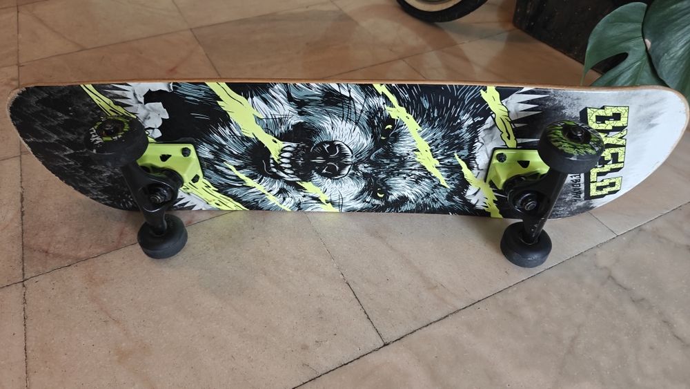 Skate verde criança