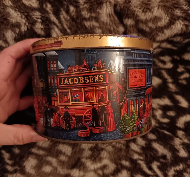 Caixa de biscoitos natal