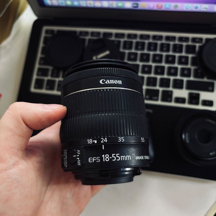 Обьектив линза Canon 18-55mm stm