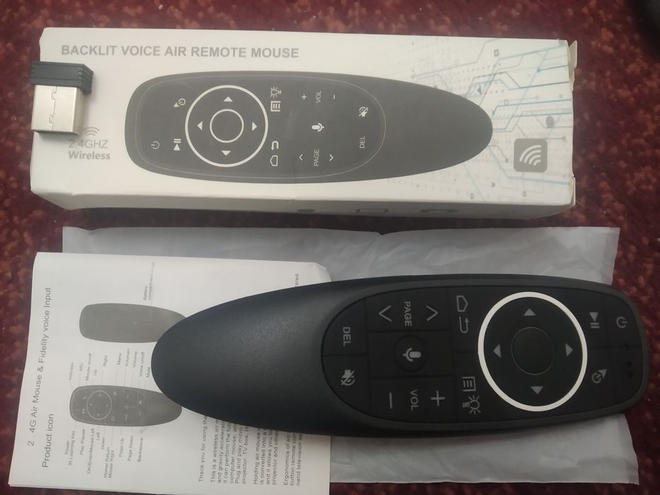 Аеромиші, міні-клавіатури, Vontar G10s Pro,  Q6 airmouse ІЧ програма