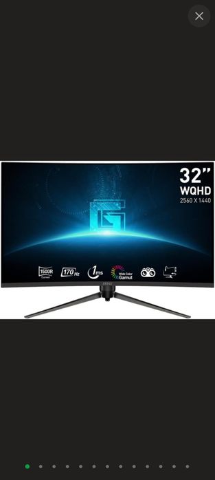Ігровий Монітор 31.5" MSI G32CQ5P -- 2K QHD / VA 1500R / 170Hz / 1ms