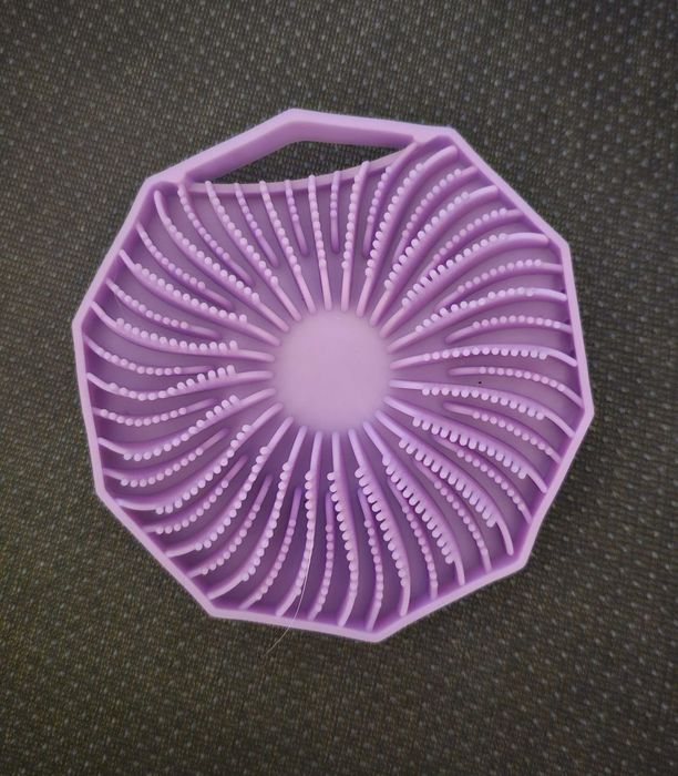 Esponja rosto com pega em silicone