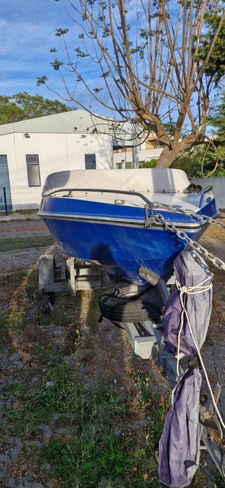 Barco riamar 4.80 gls motor 70 cavalos 2 tempos