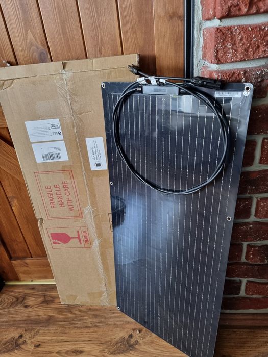 Zestaw solarny do ładowania akumulatora 80 watt panel fotowoltaika