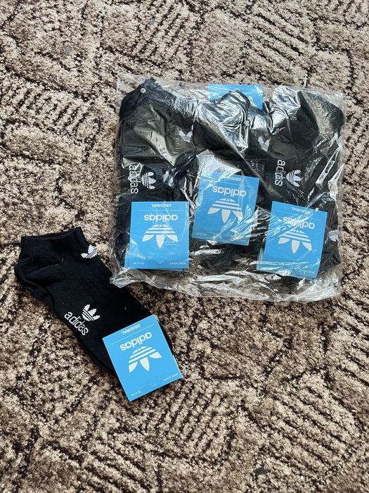 Skarpetki stopki adidas 12 par stopki czarne adidas