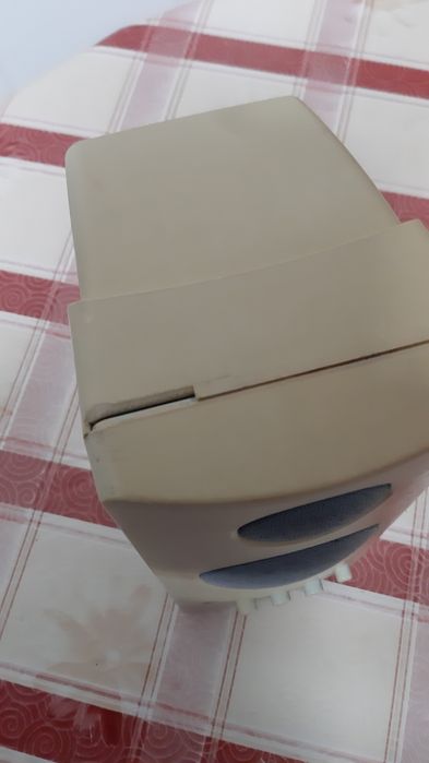 Coluna amplificada a funcionar bem