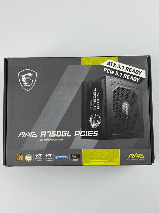 Zasilacz MSI MAG A750GL PCIE5 750W (306-7ZP8B11-CE0)