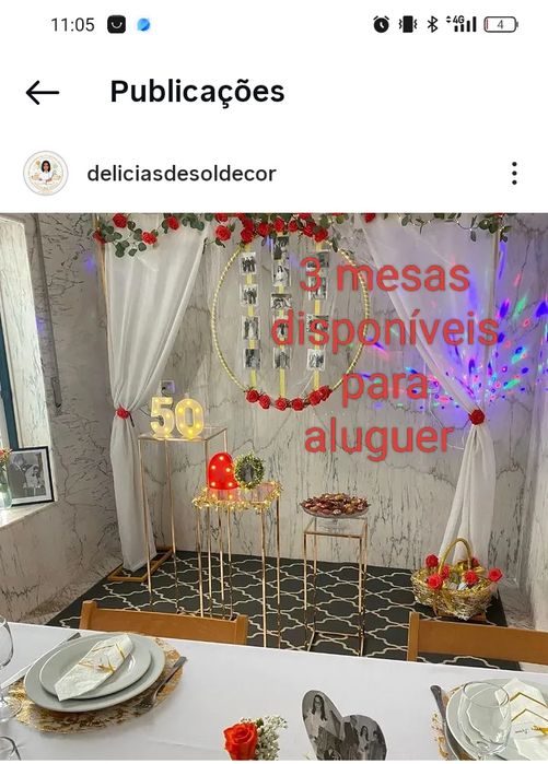 Decoração de festa