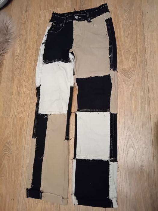 Spodnie baggy 3 kolorowe