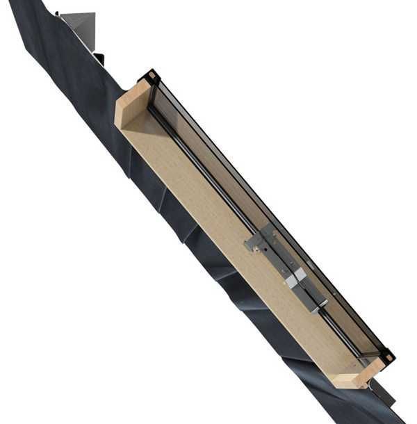 Wyłaz dachowy OKPOL VERSA PLUS WVD 86x86 cm - PRZECENA!