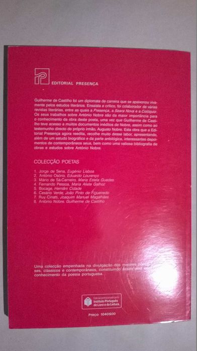 António Nobre (poesia - estudo biográfico)