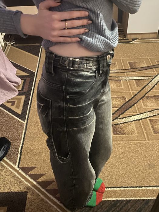 Джинси чорні бершка