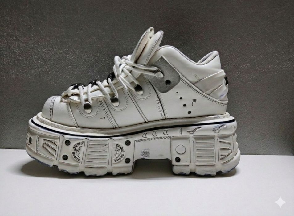 Белые New rock кастом