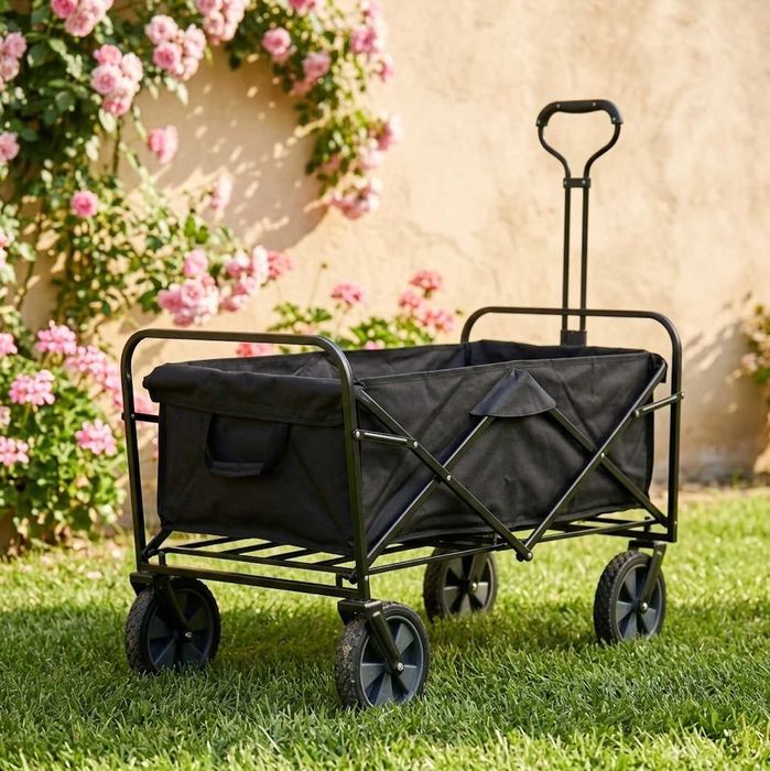 Wózek Wędkarski Transportowy Plażowy Ogrodowy 145L XXL + GRATIS Siatka