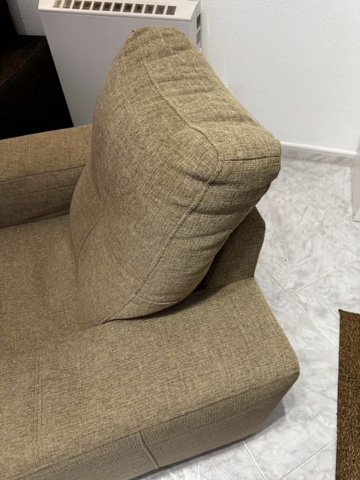 Sofá Creme Areia 1 lugar