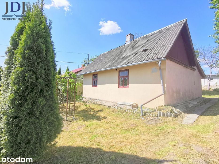 Dom drewniany 80 m2. Działka 38 ar. Wojsławice