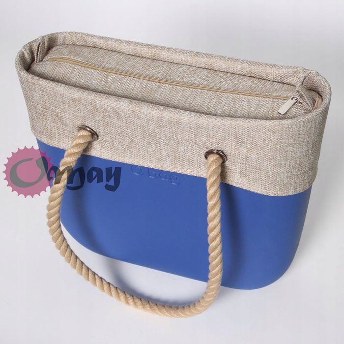 organizer OBAG STANDARD +OPASKA struktura beżowa 2 kieszenie OMAY