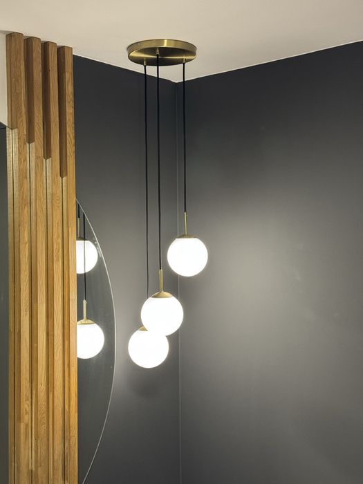 Lampa wisząca - potrójne kule