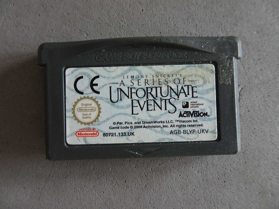 Jogos Game Boy Advance - Lemony Snicket's - A Series of