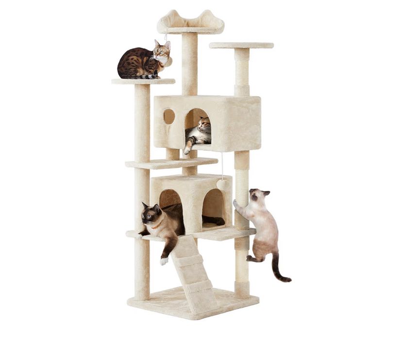 Arranhador para Gatos Multinível – 178 cm