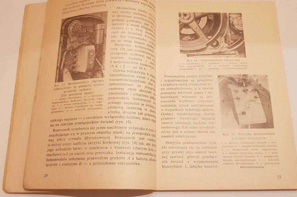 Ursus C-451 Instrukcja obsługi ciągnika z 1959 roku