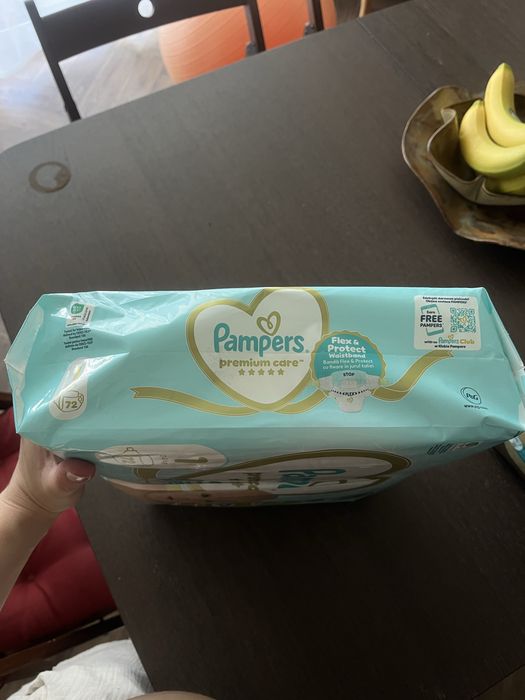 Pampers pieluszki 72 szt rozmiar 1