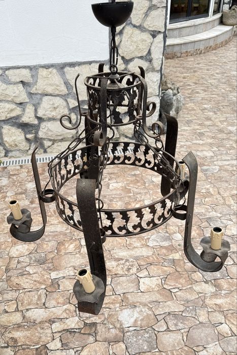 Candeeiro de Ferro antigo