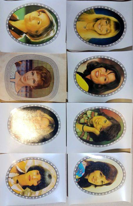 Наклейки ГДР девушки, гербы, техника, самолёты DDR переводные картинки