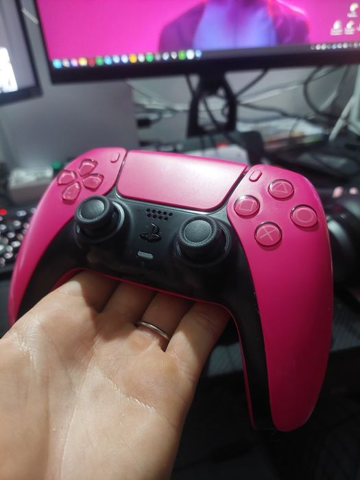 Comando PS5 DualSense Pink Nova Original – Excelente Estado
