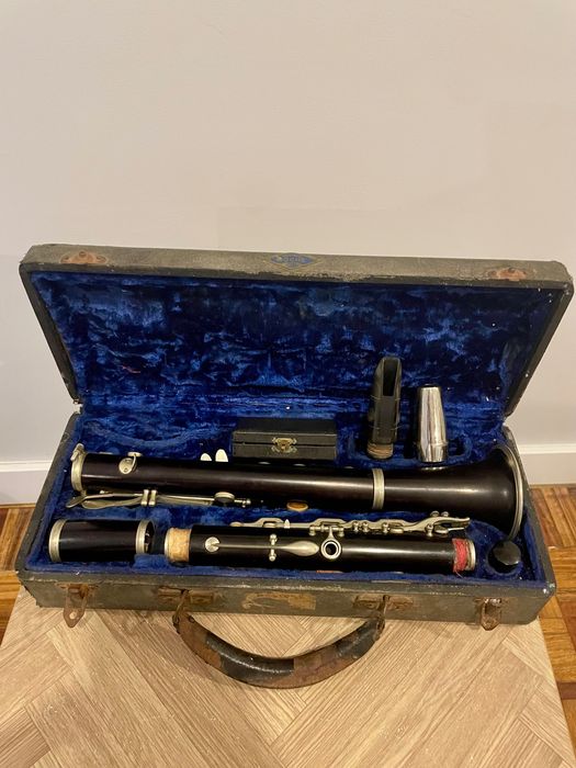 Clarinete profissional G Leblanc antigo com estojo e acessórios