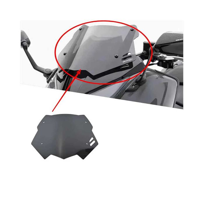 Para-brisas Deflector de Vento Yamaha T-MAX 560 de 2022 a 2026