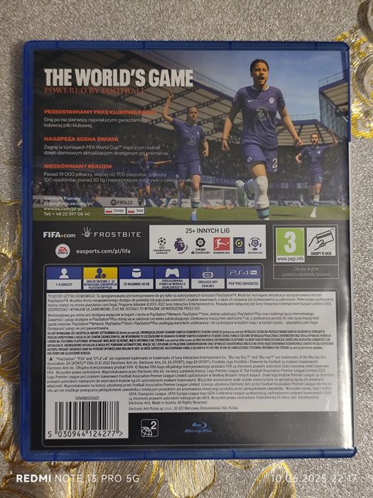 Gra FIFA 23  na PlayStation 4 PS4 PS5 klasyka od EA Sports język PL