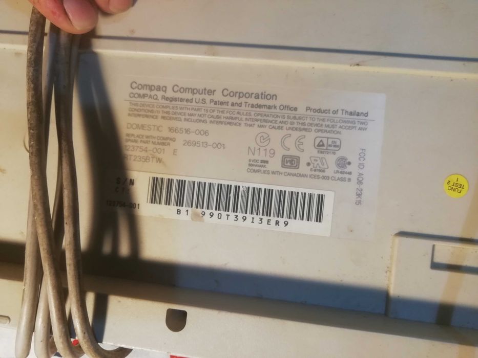 Клавіатури compaq 2 шт важкі неробочі 1 лотом ps\2