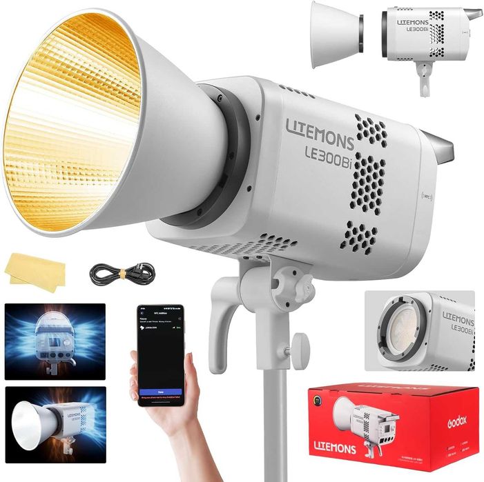 Godox Litemons LE300Bi | 300W | Bi-Color LED Light | NOVO