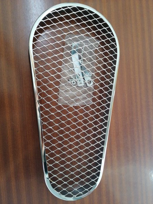 Escape duplo preto com ponteiras cromadas p BUGGY