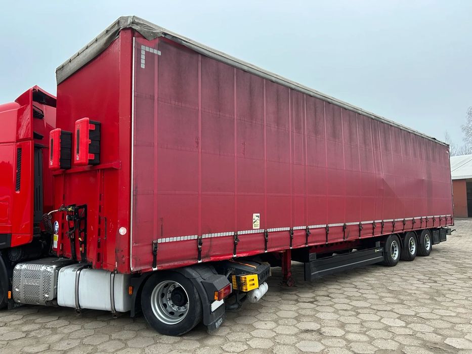 Berger FIRANKA MEGA 5170 KG BARDZO LEKKA / SAF OSIE / OŚ PODNOSZONA / 2019 ROK / BERGER ECOTRAIL LIGHT MEGA / OPONY R 19.5 / 2 KOŁA ZAPASOWE / DACH PODNOSZONY i REGULOWANY !!  Podnoszony regulowany dach / 2x KOŁO ZAPASOWE / osie SAF