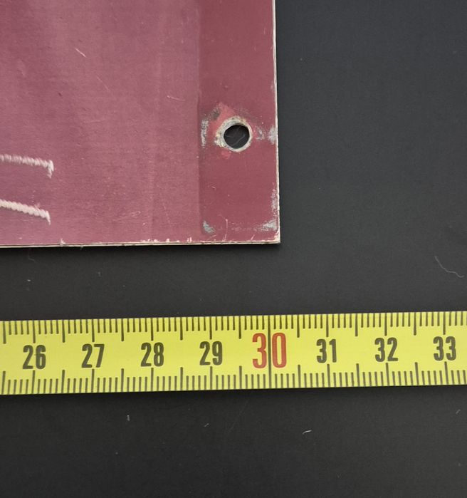 Placa antiga de Paragem de Autocarros MGC