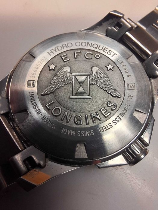 Longines HydroConquest L3.640.4  stan bdb 30BAR ze stali szlachetnej