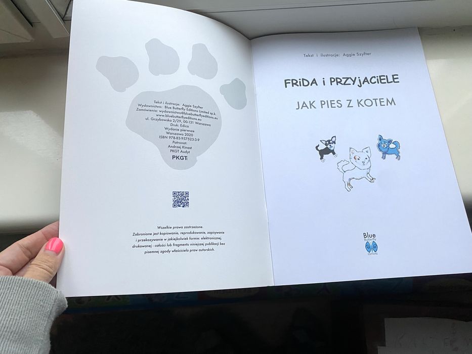 Książka Frida i przyjaciele jak pies z kotem nowa