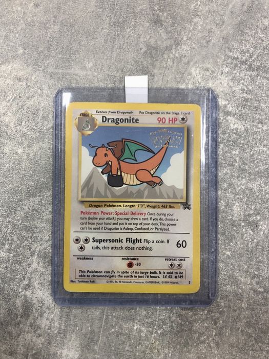 Vendo carta colecionável Dragonite (Promo #149) original de 1998.
