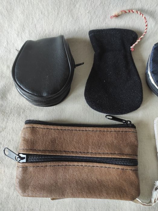 Portfelik etui kosmetyczka różne zestaw 6 sztuk