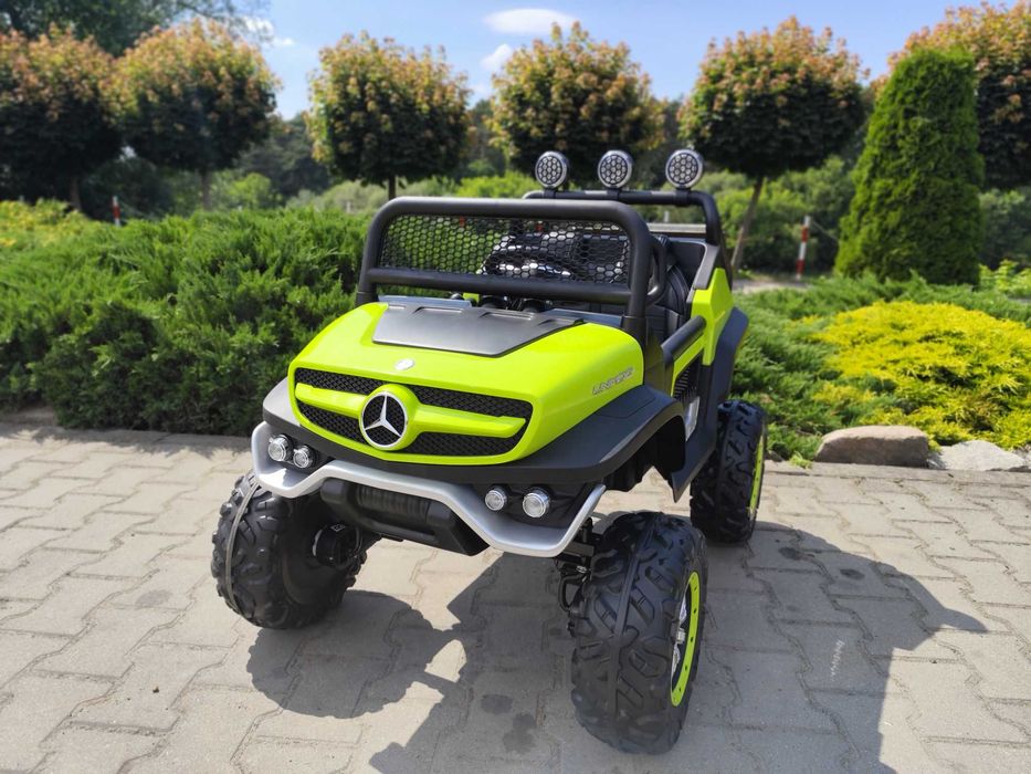 Auto Na Akumulator Mercedes Unimog 4x4 Napęd - Pilot - NOWE