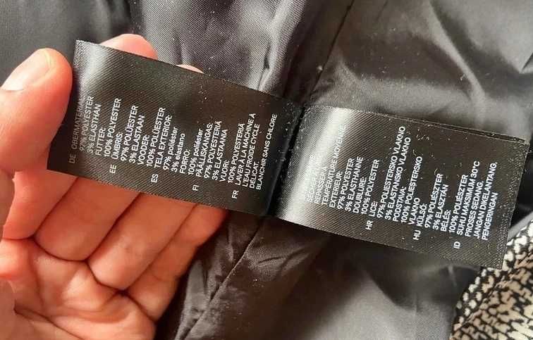 H&M plaszcz narzutka wzory m l