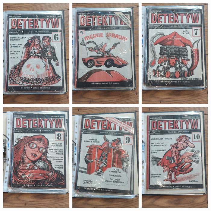 Miesięcznik czasopismo Detektyw